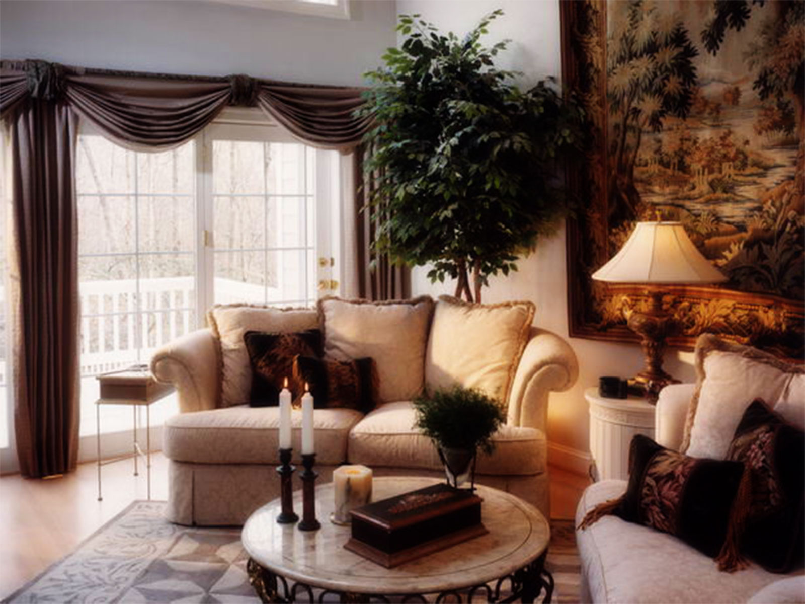 Traditional Living Room Old World Tapestry : Furniture Ideas