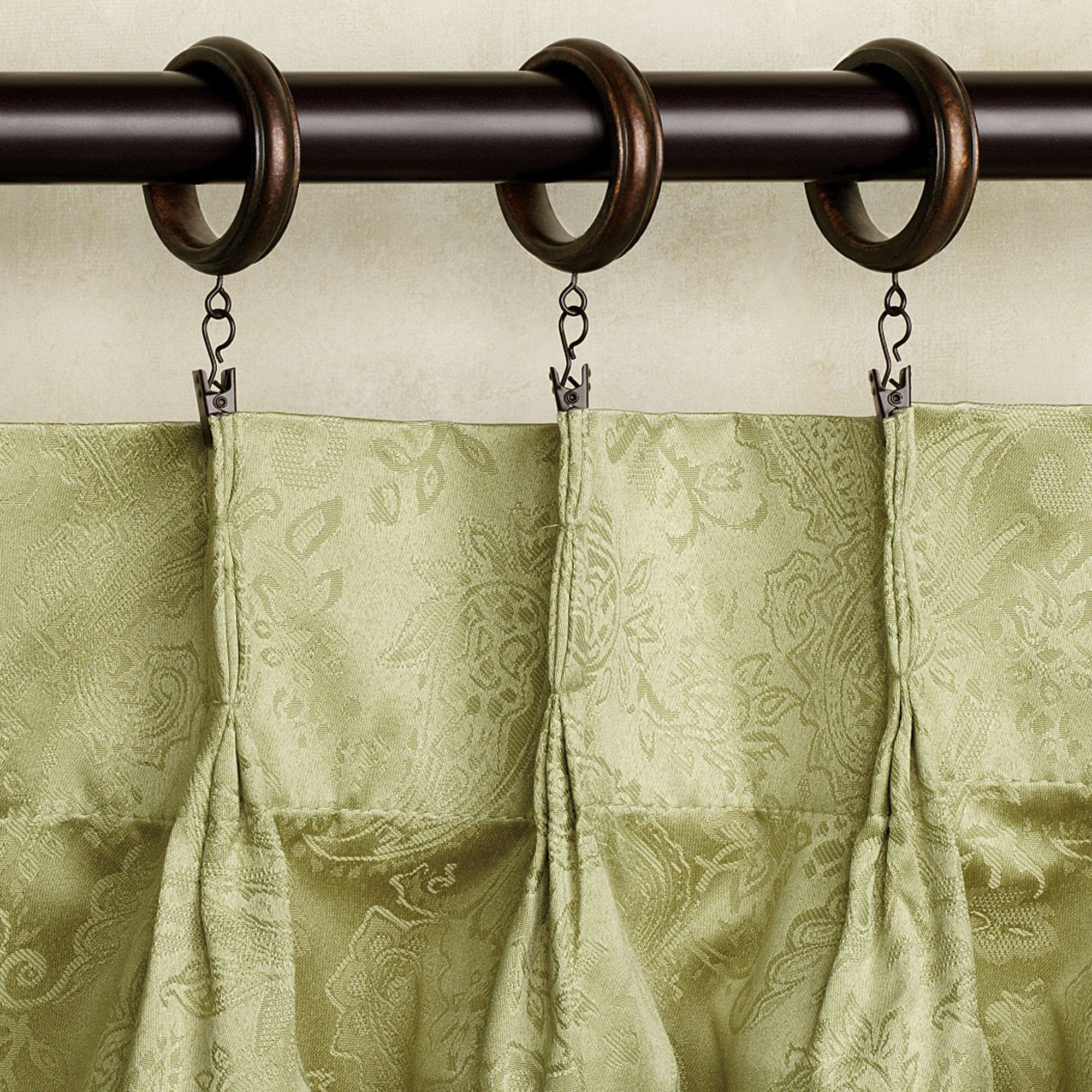 Greek Key Curtains Drapes Pinch Pleat Curtains with